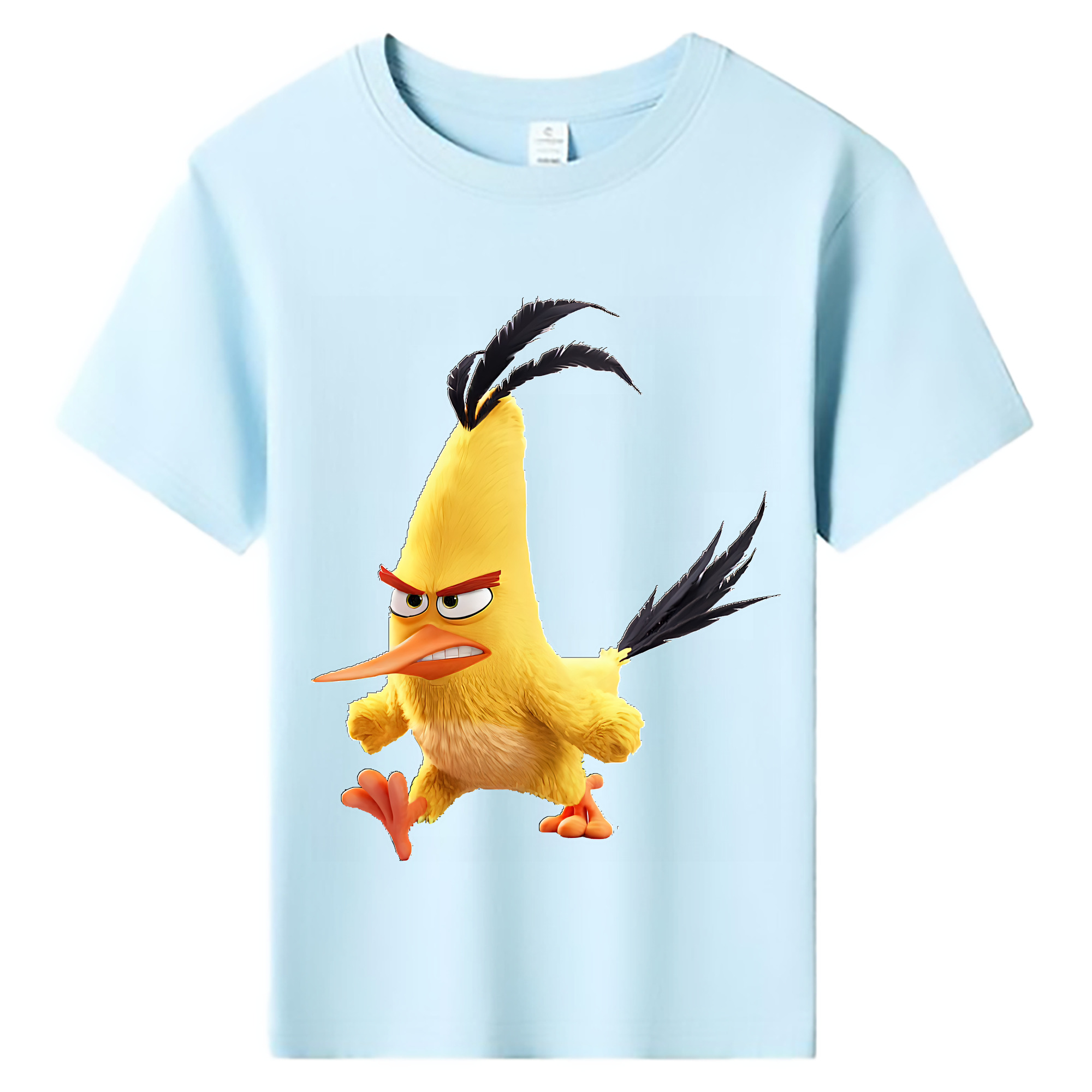 （画像用） Angry Birds アングリーバード 綿100％キッズTシャツ（フロントプリント）